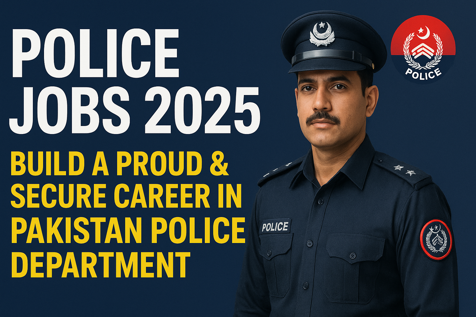 Police Jobs 2025 – Build a Proud & Secure Career in Pakistan Police Department