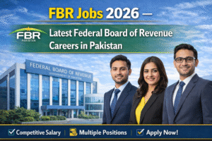 FBR Jobs 2026 – Latest Federal Board of Revenue Careers in Pakistan