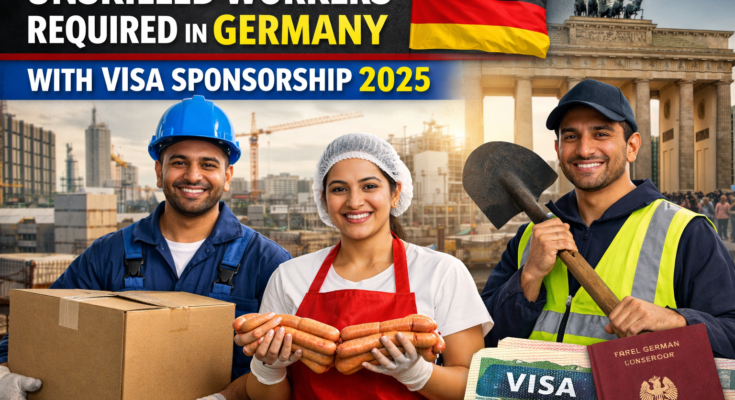 Unskilled Workers Required in Germany with Visa Sponsorship 2025