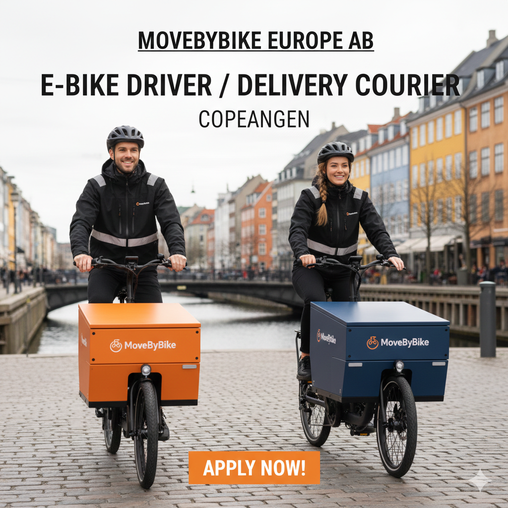 E-Bike Driver / Delivery Courier – Copenhagen
