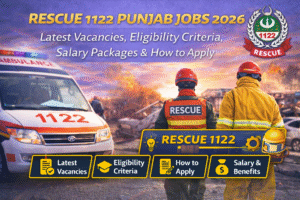 Rescue 1122 Punjab Jobs 2026 – Latest Vacancies, Eligibility Criteria, Salary Packages & How to Apply
