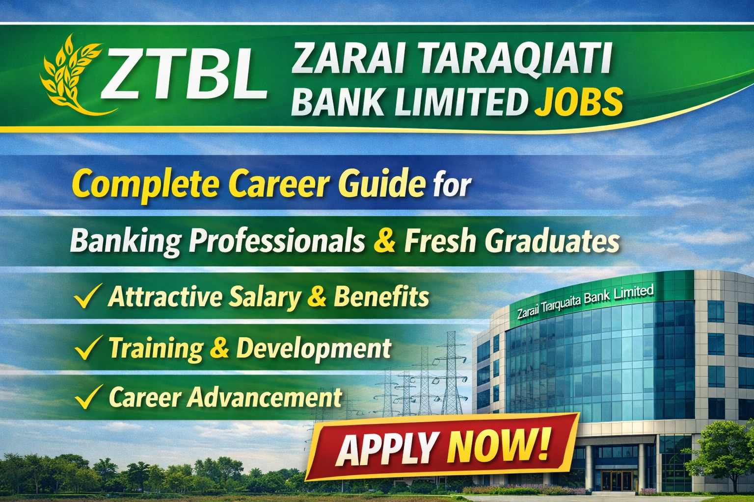 Zarai Taraqiati Bank Limited Jobs – Complete Career Guide for Banking Professionals & Fresh Graduates