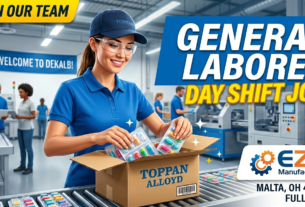 General Laborer (Day Shift) – EZG Manufacturing
