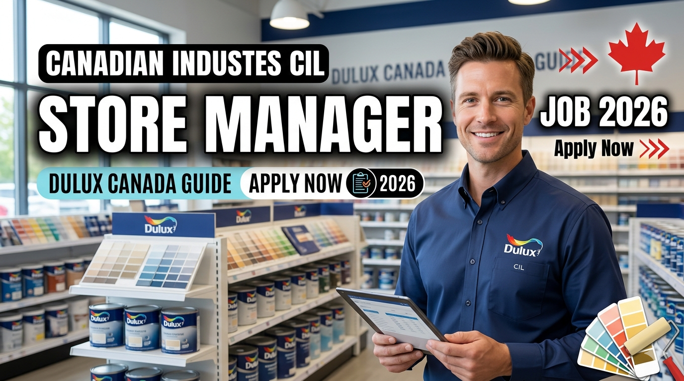 Canadian Industries CIL Store Manager Job 2026 – Dulux Canada Guide